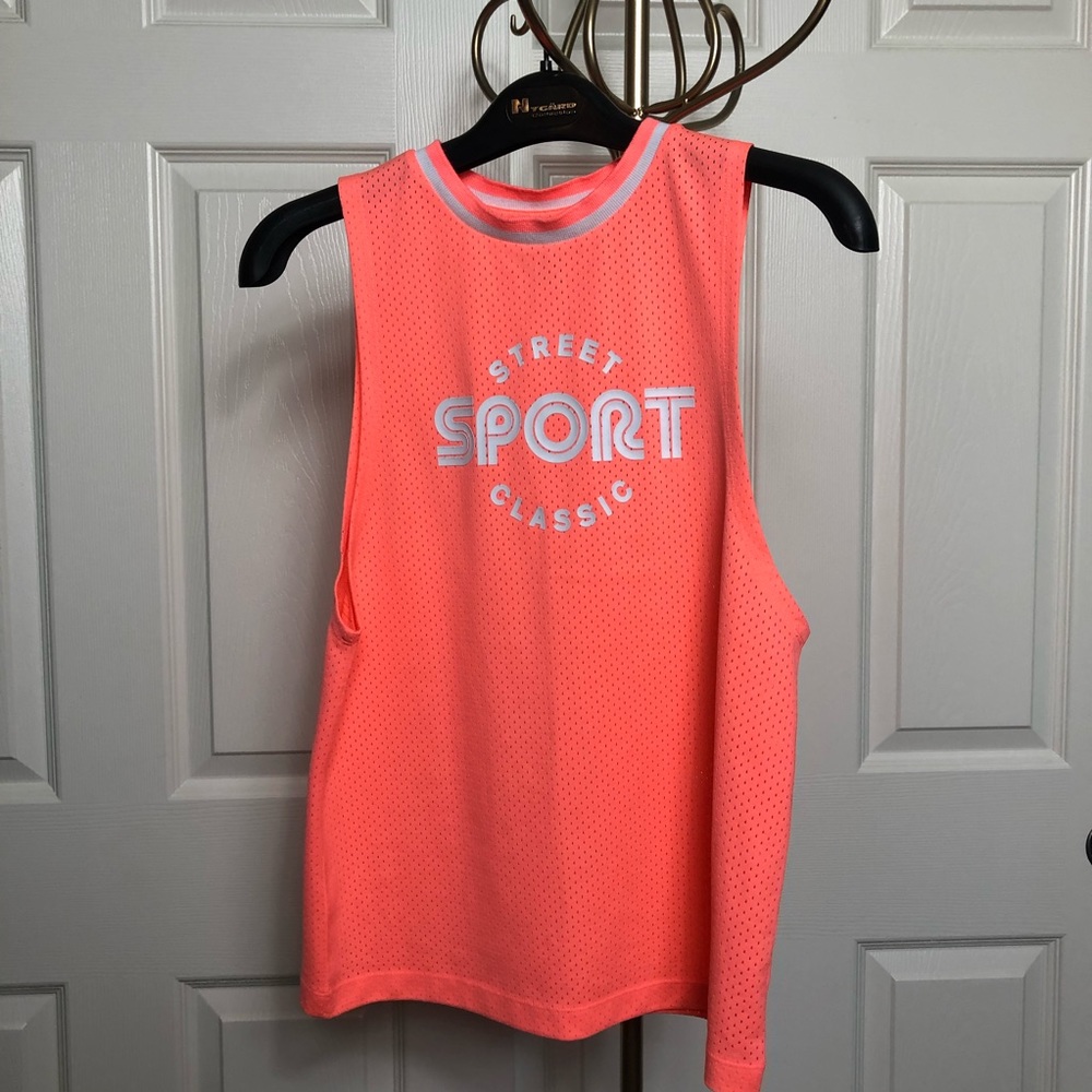 Neon Pink Sports Tank